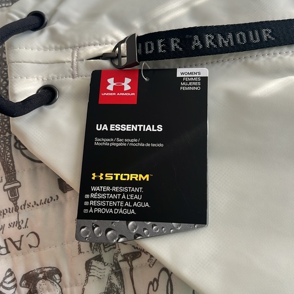 NWT UA Essentials Sackpack - Picture 3 of 7